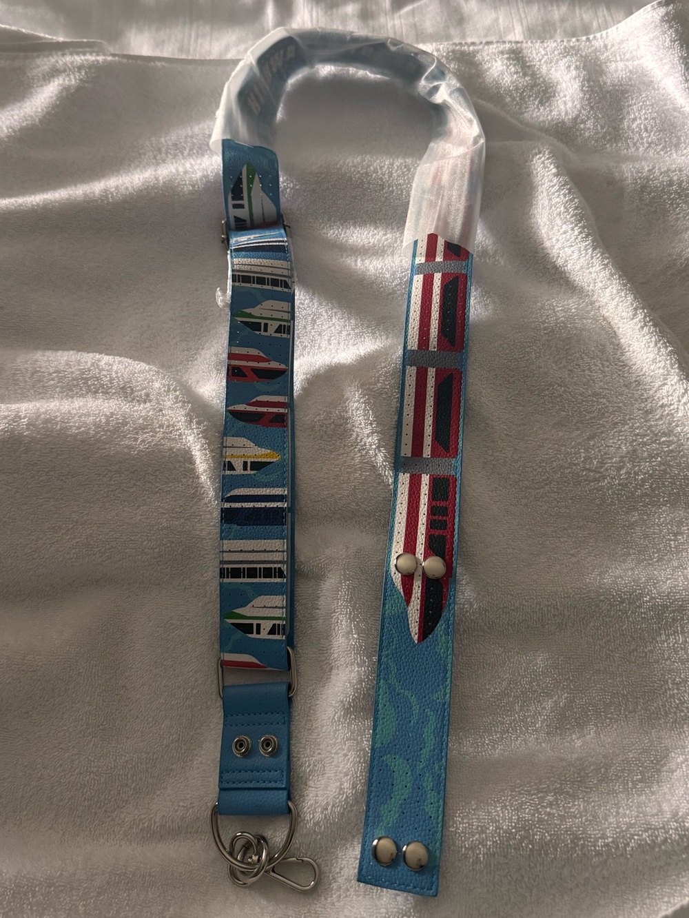 Monorail Pin Trading Strap